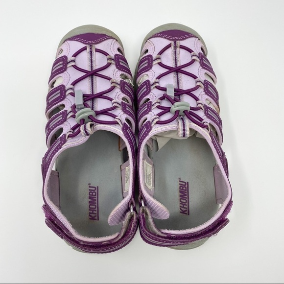 Khombu Sandy Kids Active Sandal Closed Toe.  Purple/Pink. Youth Size 3 - Picture 3 of 9